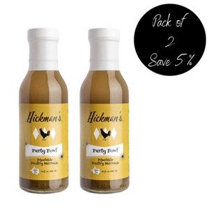 Fat Boy Hickman's BBQ 12 oz Party Fowl Poultry Marinade - Pack of 2 - 1 of 4