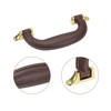 Unique Bargains PU Leather Vintage Luggage Handles Replacement with Screws - 4 of 4