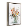 Stupell Industries Warm Summer Floral Bouquet Floating Frame Canvas Art - 2 of 4