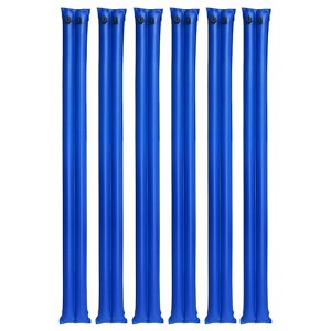 Angel Sar Pool Cover Water Bags 6-Pack, 8ft Double Chamber Pool Cover Tubes, 0.4mm PVC Winter Weights with Leakproof Cap for Inground Swimming Pools - 1 of 4