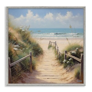 Stupell Industries Sandy Path to Beach, 24" x 24" - 1 of 4