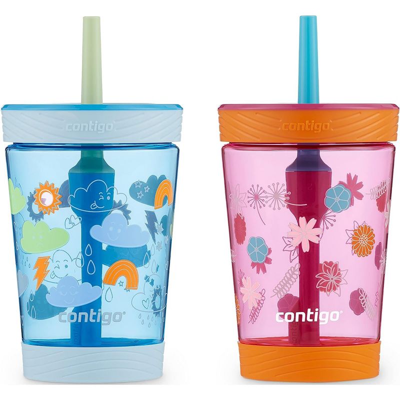 Contigo Kid's 14 oz. Spill-Proof Tumbler with Straw 2-Pack, 1 of 3
