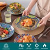 vancasso 12 Pieces Dinnerware Set, Multicolour Set, Bohemian Style, Porcelain Dinnerware, Plates, Bowls Set For 4 Person - 3 of 4