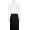 INSPIRE CHIC Women's Hollow Eyelet Sequin Decoration Versatile No-Punch Pin Buckle Belt - 4 of 4