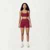 Anna-Kaci Active Women's Sports Bra with Scoop Neck, Wide Straps, and Contrast Stitch Detailing for Medium Support - 4 of 4