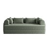 GDFStudio Sucrose Modern Multi-Functional 78.7'' Chenille Upholstered Convertible Sofa Bed with Cylindrical Pillow - 4 of 4