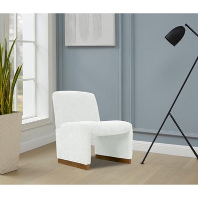 Comfy Accent Chair, Upholstered Slipper Chair