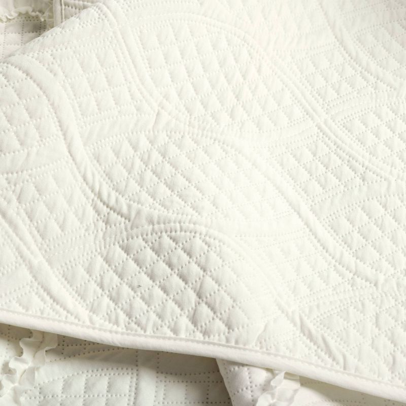 3pc Avon Textured Ruffle Quilt Set - Lush Décor, 5 of 8