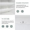 Entryway Bench with Coat Rack, 5-in-1 Hall Tree with Shoes Storage Cushion and 3 Sturdy Hooks for Hallway/Entryway/Living Room - 3 of 4