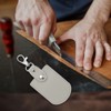 Unique Bargains DIY Office Car PU Leather Key Fobs 2 Pcs - 3 of 4