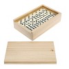 WE Games Double 6 White Dominoes Game Set in Wooden Case - 3 of 4