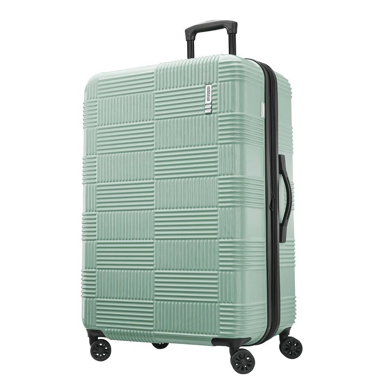 American Tourister NXT Checkered Hardside Carry On Spinner Suitcase, 3 of 19