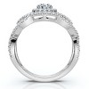 Pompeii3 1Ct Luxe Diamond Engagement Wedding Ring Set 14k Gold or Platinum Lab Created - 2 of 4
