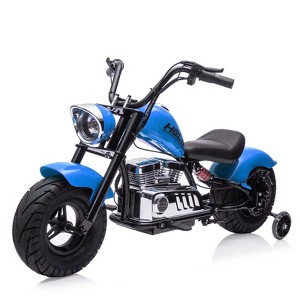 COZONY 36V Kids Electric Dirt Bike, 350W Brushless Motor, 16.5 MPH, with Training Wheels - 1 of 4