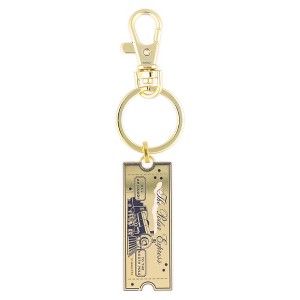 SalesOne LLC The Polar Express "Believe" Gold Train Ticket Enamel Charm Keychain - 1 of 4