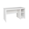 Prepac Sonoma 56 in. Rectangular White Computer Desk with Adjustable Shelf  WEHR-0801-1 - The Home Depot