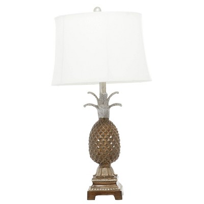 Set of 2 Coastal Metal Table Lamps Brown - Olivia & May