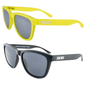 2 Pairs of Epoch Eyewear Vibe Sunglasses with Flash Mirror, Smoke Lenses - 1 of 4