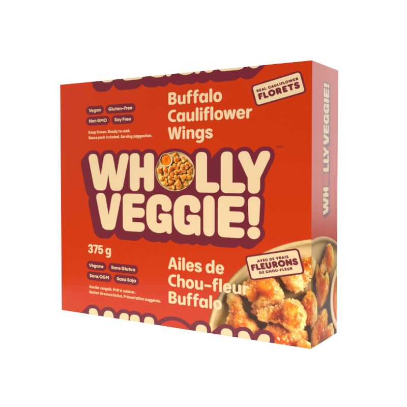 Wholly Veggie! Gluten Free and Vegan Frozen Buffalo Cauliflower Wings - 13.2oz, 1 of 7