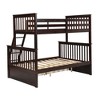 Okak 76IN Twin Over Full Bunk Bed with Storage Drawers, Kids Bunk Beds with Safety Guardrail and Ladder, Bed Frames for Living Room, Kids Room - 3 of 4