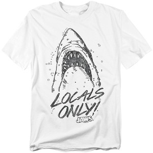 Jaws Locals Only Adult T-Shirt - 1 of 4