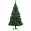 vidaXL Artificial Christmas Tree with Thick Branches Green 7 ft PVC - 2 of 4