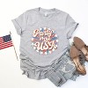 Simply Sage Market Women's Party In The USA Circle Short Sleeve Graphic Tee - 2 of 2