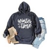 Simply Sage Market Winter Time Snowflakes Hoodie - 3 of 4