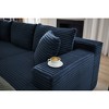 103" Modular Corduroy L-Shaped Sectional Sofa, Deep Seat - 2 of 2