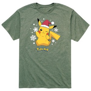 Men's - Pokémon - Holiday Designs Short Sleeve Graphic T-Shirt - 1 of 4