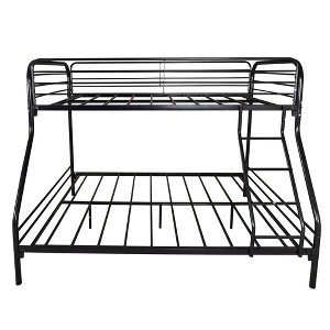 NicBex Metal Twin Over Full Bunk Bed with Enhanced Upper-Level Guardrail,Heavy Duty Twin Loft Bed with Inclined Ladder,Bunk Beds for Bedroom - 1 of 4