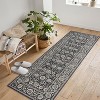 Area Rugs, Washable Rugs Low Piles Indoor Rugs, Vintage Distress Low Pile Washable Carpets for Living Room Bedroom Kitchen Office - 2 of 4