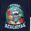 Men's - Lilo and Stitch - Merry Beachmas Christmas Short Sleeve Graphic T-Shirt - 2 of 4