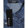 INSPIRE CHIC Women's Buttoned Washed Denim Vest with Faux Chest Flap Pockets - 3 of 3