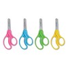 Westcott For Kids Scissors, Blunt Tip, 5" Long, 1.75" Cut Length, Assorted Straight Handles, 12/Pack - image 2 of 4