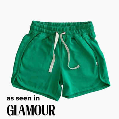 Kids' Organic Athletic Shorts Parakeet - Jackalo