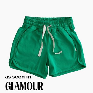 Kids' Organic Athletic Shorts Parakeet - Jackalo - 1 of 4