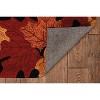 HomeStock Trio Autumn Black Red 8x10, Hand Tufted, Transitional - 4 of 4