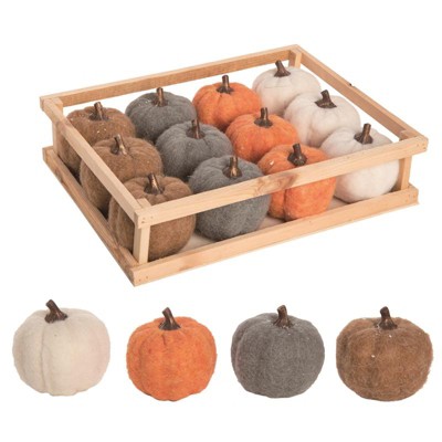 Transpac - Mini Pumpkin - Fall Decor - 3 in.