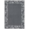Floral Bordered Rugs for Living Room Bedroom Soft Washable Low Pile Non-Slip Modern Rug - 3 of 4