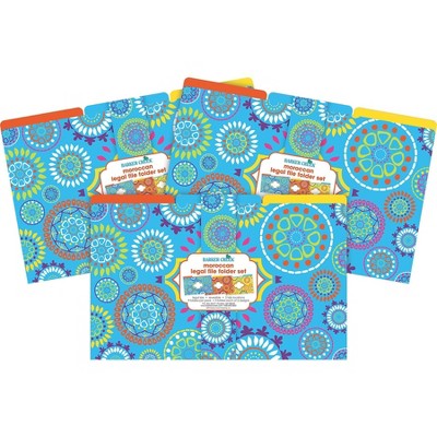 Barker Creek Legal Folders Moroccan 27/Set BC3550