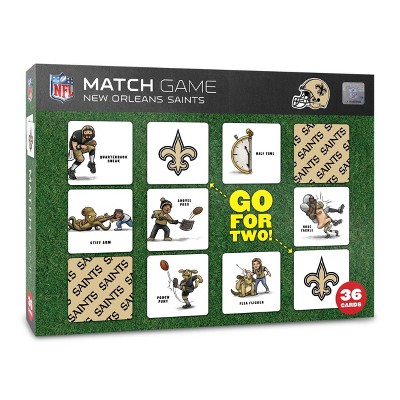 NFL New Orleans Saints Memory Match Game