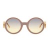 Anna-Kaci Women's Round Frame Sunglasses with Gold Temple Hardware and UV400 Lenses for Retro Modern Style - 2 of 4