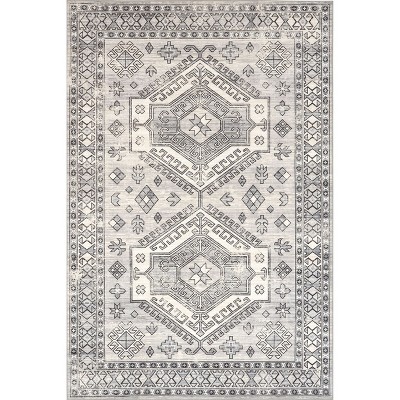 nuLOOM Mae SpinClean Machine Washable Stain-Resistant Area Rug