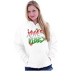 Christmas Snowflakes Xmas Vibes Hoodie Sweatshirt Women Men Brisco Brands - 4 of 4