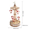 ROBOTIME 3D Wooden Puzzle Parachute Tower DIY Model Gift for Birthday Children Adult, 5.51"*5.51"*11.8" - 4 of 4