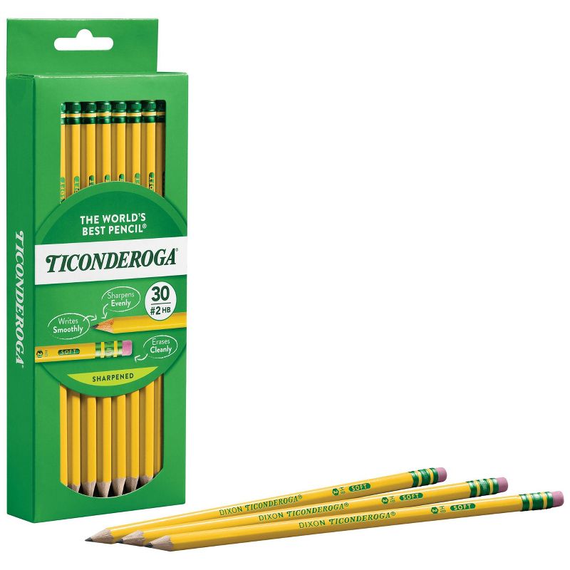30pk #2 Pre-Sharpened Pencil - Ticonderoga, 4 of 9