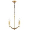 Elegant Lighting Enzo 4 light Brass pendant - 4 of 4