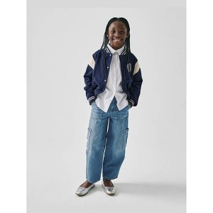 The Children's Place Girls Utility Barrel Jeans - 1 of 4