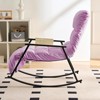Mjkone Adjustable Rocking Chair,Modern Lounge Nursery with Iron Frame - 3 of 4